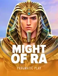 might of ra slot logo